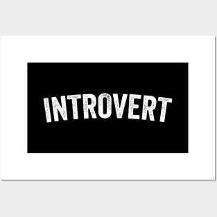 Introvert - Anti-Social Funny Gift Posters and Art